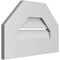 Ekena Millwork Octagonal Top Surface Mount PVC Gable Vent: Functional, w/ 3-1/2"W x 1"P Standard Frame, 18"W x 12"H GVPOT18X1201SF - alternate 5